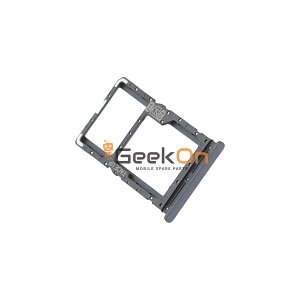 Υποδοχή κάρτας Dual Sim / Dual Sim Tray Για Motorola Moto G34 5G XT2363 Charcoal Black
