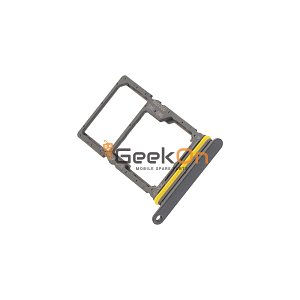 Υποδοχή κάρτας Dual Sim / Dual Sim Tray Για Samsung Galaxy A17 5G A176 Black
