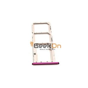 Υποδοχή κάρτας SIM και SD Tray για Huawei Y7 Pro 2019 Ροζ