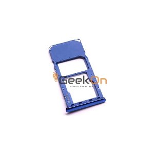 Υποδοχή κάρτας SIM και SD Tray για Samsung Galaxy A7 2018 A750 Μπλε