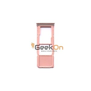 Υποδοχή κάρτας SIM και SD Tray για Samsung Galaxy A9 2018 A920 Ροζ