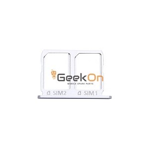 Υποδοχή κάρτας Dual SIM για Samsung Galaxy S6 G920 Λευκό