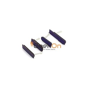 Κάλυμμα Θύρας Σετ 4 Τεμάχια  / Plastic Flap Covers Set για Sony Xperia Z Μωβ