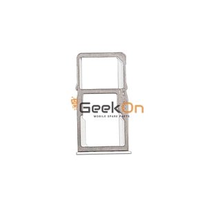 Υποδοχή κάρτας Dual SIM και SD Tray Για Meizu M6 Note Λευκό