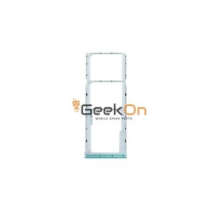 Υποδοχή κάρτας Dual SIM και κάρτας Micro-SD Μαύρο για Xiaomi Redmi Note 9S / Redmi Note 9 Pro Γαλάζιο