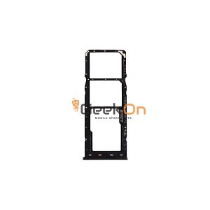 Υποδοχή κάρτας Dual SIM και SD Card για Realme 6 Pro Μαύρο