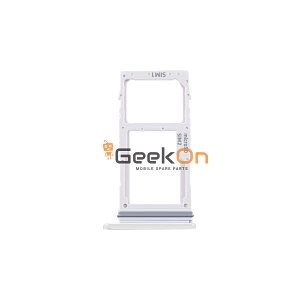 Υποδοχή Διπλής Κάρτας Sim και SD Card / Dual Sim Tray and SD Card για Samsung Galaxy A72 A725 / A72 5G A726 Awesome White