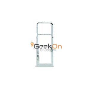 Υποδοχή Διπλής Κάρτας Sim και SD Card / Dual Sim Tray and SD Card για Samsung Galaxy A21s A217 Λευκό