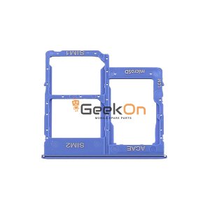 Υποδοχή Διπλής Κάρτας Sim και SD Card / Dual Sim Tray and SD Card για Samsung Galaxy A31 A315 Μπλέ