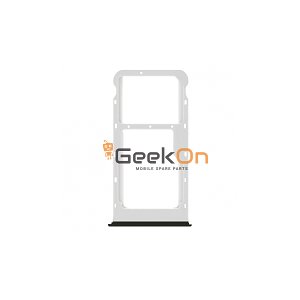 Υποδοχή κάρτας Dual Sim και SD Card / Dual Sim Tray and SD Card για Honor 9N / 9i Midnight Black