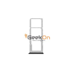 Υποδοχή κάρτας Dual SIM και Micro SD / Dual Sim Tray and SD Card για Samsung Galaxy M12 M127 Μαύρο