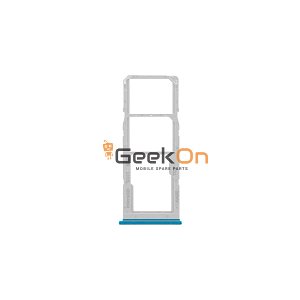 Υποδοχή κάρτας Dual SIM και Micro SD / Dual Sim Tray and SD Card για Samsung Galaxy M12 M127 Μπλέ