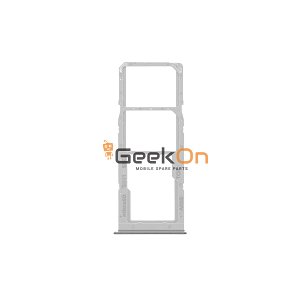 Υποδοχή κάρτας Dual SIM και Micro SD / Dual Sim Tray and SD Card για Samsung Galaxy A71 A715 Prism Crush Silver