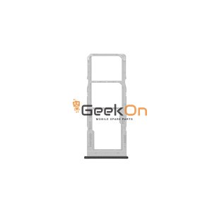 Υποδοχή κάρτας Dual SIM και Micro SD / Dual Sim Tray and SD Card για Samsung Galaxy A22 A225 Μαύρο