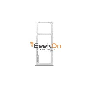 Υποδοχή κάρτας Dual SIM και Micro SD / Dual Sim Tray and SD Card για Samsung Galaxy M51 M515 Λευκό