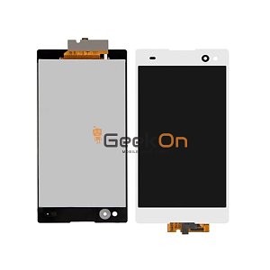 Οθόνη LCD και Μηχανισμός Αφης για Sony Xperia C3 D2533 / D2502 Λευκό