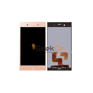 Οθόνη LCD και Μηχανισμός Αφης Για Sony Xperia XZ1 G8341 Χρυσαφί Ροζ