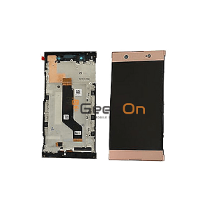 Οθόνη LCD και Μηχανισμός Αφης Με Πλαίσιο Για Sony Xperia XA1 Ultra F3213-Χρυσαφί