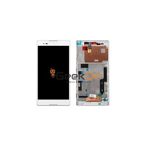 Οθόνη LCD και Μηχανισμός Αφης Με Πλαίσιο Για Sony Xperia T2 Ultra D5303 Λευκό
