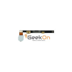 Καλωδιοταινία Βύσματος Ακουστικών / Audio Jack Flex για iPad Mini 2 / Mini 3 A1599 / A1600 / A1489 / A1490 / A1491 Λευκό