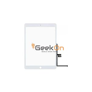 Μηχανισμός Αφής / Touch Screen για Apple iPad 10.2 7th / 8th Gen A2197 / A2198 / A2200 / A2428 / A2429 / A2270 / A2430 (Χωρίς Home Button) Λευκό