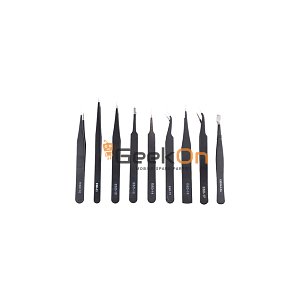 9 in 1 Metal Tweezers Repairing Disassemble Tool Kit