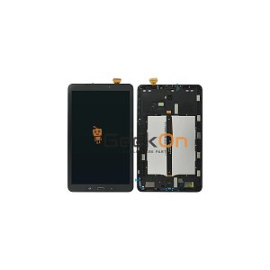 Γνήσια Οθόνη LCD Και Μηχανισμός Αφής Με Πλαίσιο για Samsung Galaxy TAB A 10.1 2016 T580 / T585 GH97-19022A Black (Service Pack)