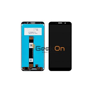 Οθόνη LCD με Μηχανισμό Αφής για Huawei Y5p 2020 Μαύρη