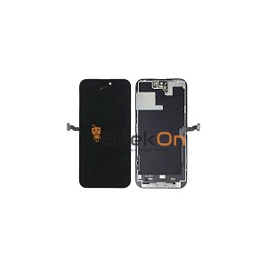 Γνήσια Οθόνη με Μηχανισμό Αφής / LCD with Touch Screen για iPhone 14 Pro Max Μαύρο (Service Pack) (can calibrate on iOS18)