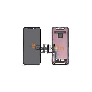 Γνήσια Οθόνη με Μηχανισμό Αφής / LCD with Touch Screen για iPhone XR Μαύρο (Service Pack) (cannot be calibrated iOS18)