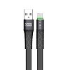 Καλώδιο Φόρτισης Earldom EC-081C USB to Type C (LED Light) 2m Μαύρο