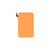 Back Cover / Πίσω Καπάκι Με Magnetism Ring + Metal Plate + Wireless Charger Chip Για iPhone 17 Pro Max Cosmic Orange