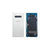 Γνήσιο Πίσω Καπάκι με Τζαμάκι Κάμερας για Samsung Galaxy S10 Plus G975 GH82-18867B Ceramic White (Service Pack)