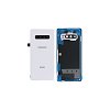 Γνήσιο Πίσω Καπάκι με Τζαμάκι Κάμερας για Samsung Galaxy S10 Plus Duos G975F GH82-18869B White (Service Pack)