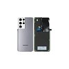 Γνήσιο Πίσω Καπάκι με Τζαμάκι Κάμερας για Samsung Galaxy S21 Ultra 5G G998 GH82-24499B Phantom Silver (Service Pack)