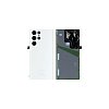 Γνήσιο Πίσω Καπάκι με Τζαμάκι Κάμερας για Samsung Galaxy S22 Ultra S908 GH82-27458C White (Service Pack)