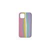 Θήκη Σιλικόνης Σκληρή για iPhone 13 Rainbow Pink