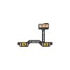 Kαλωδιοταινία Κουμπιών Ήχου / Volume Flex για Oppo Find X5 Pro