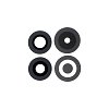 Τζαμάκι Κάμερας / Camera Glass Για OnePlus 10T 5G Black (Set 4pcs)