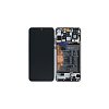 Γνήσια Οθόνη LCD και Μηχανισμός Αφής με Πλαίσιο και Μπαταρία για Huawei P30 Lite MAR-L01A / MAR-L21A / MAR-LX1A 02352RPW Midnight Black (Service Pack)