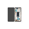 Γνήσια Οθόνη LCD και Μηχανισμός Αφής Με Πλαίσιο για Xiaomi 11T / 11T Pro 21121210G 56000K11R00 Tarmish Black (Service Pack)