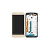 Οθόνη LCD και Μηχανισμός Αφής με Πλαίσιο για Motorola Moto C Plus Χρυσό