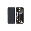 Γνήσια Οθόνη LCD Και Μηχανισμός Αφής με Πλαίσιο για Samsung Galaxy S9 G960F GH97-21696A Midnight Black (Service Pack)