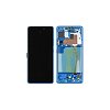 Γνήσια Οθόνη LCD Και Μηχανισμός Αφής με Πλαίσιο για Samsung Galaxy S10 Lite G770 GH82-21672C Μπλε (Service Pack)