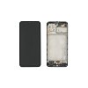 Γνήσια Οθόνη LCD και Μηχανισμός Αφής με Πλαίσιο για Samsung Galaxy M21 2019 M215 GH82-22509A Μαύρο (Service Pack)