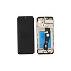 Γνήσια Οθόνη LCD και Μηχανισμός Αφής με Πλαίσιο για Samsung Galaxy A02s A025G GH81-20181A Μαύρο (Service Pack)