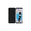 Γνήσια Οθόνη LCD και Μηχανισμός Αφής με Πλαίσιο για Samsung Galaxy A03S A037G / GH81-21233A Μαύρο (Service Pack)