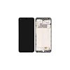 Γνήσια Οθόνη LCD Και Μηχανισμός Αφής Με Πλαίσιο για Samsung Galaxy M325 M32 GH82-26193A Μαύρο  (Service Pack)