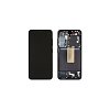 Γνήσια Οθόνη LCD Και Μηχανισμός Αφής Με Πλαίσιο για Samsung Galaxy S23 5G 2023 S911 GH82-30481A Μαύρο (Service Pack)