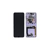 Γνήσια Εσωτερική Οθόνη LCD (inner) Και Μηχανισμός Αφής για Samsung Galaxy Z Flip 3 5G 2021 F711 GH82-27243D Lavender (Service Pack)